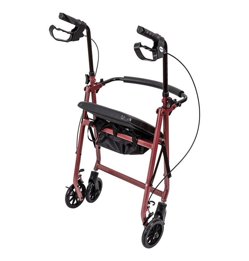 Aluminum Rollator with 6' casters