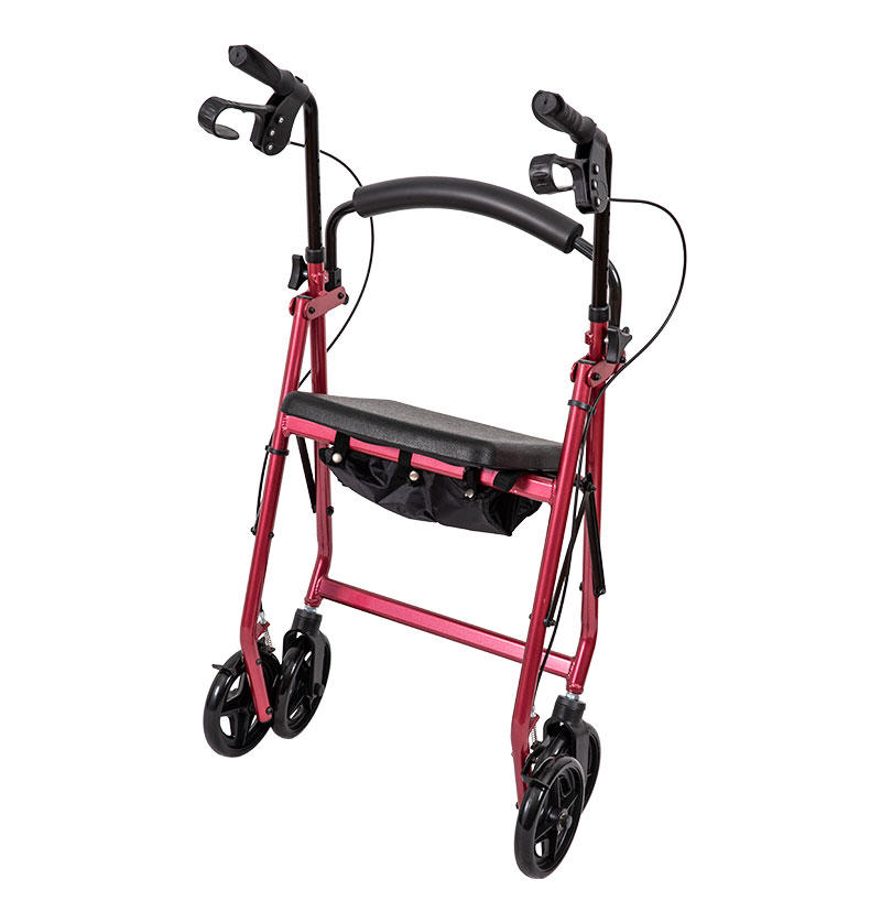 Medical Aluminum Rollator with 8' casters