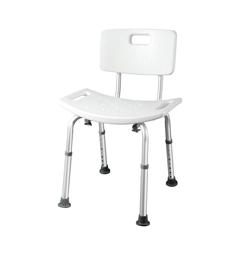 Stable Plastic Shower Chair With Small back